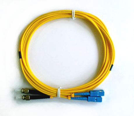 ST-SC/APC单模双芯光纤跳线