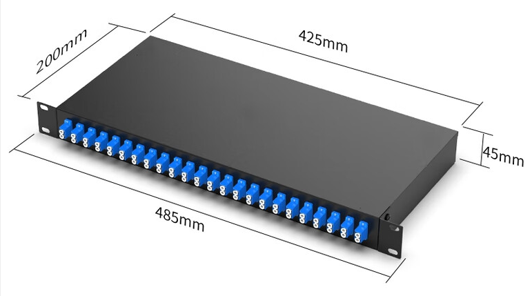 单模24口SC型光纤盒，多模光缆端口盒，万兆光纤保护盒，成端合，室内软光纤光缆